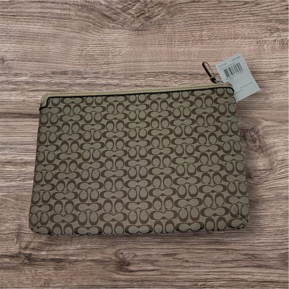 Coach NWT Tablet Case Unisex 10” by 8”